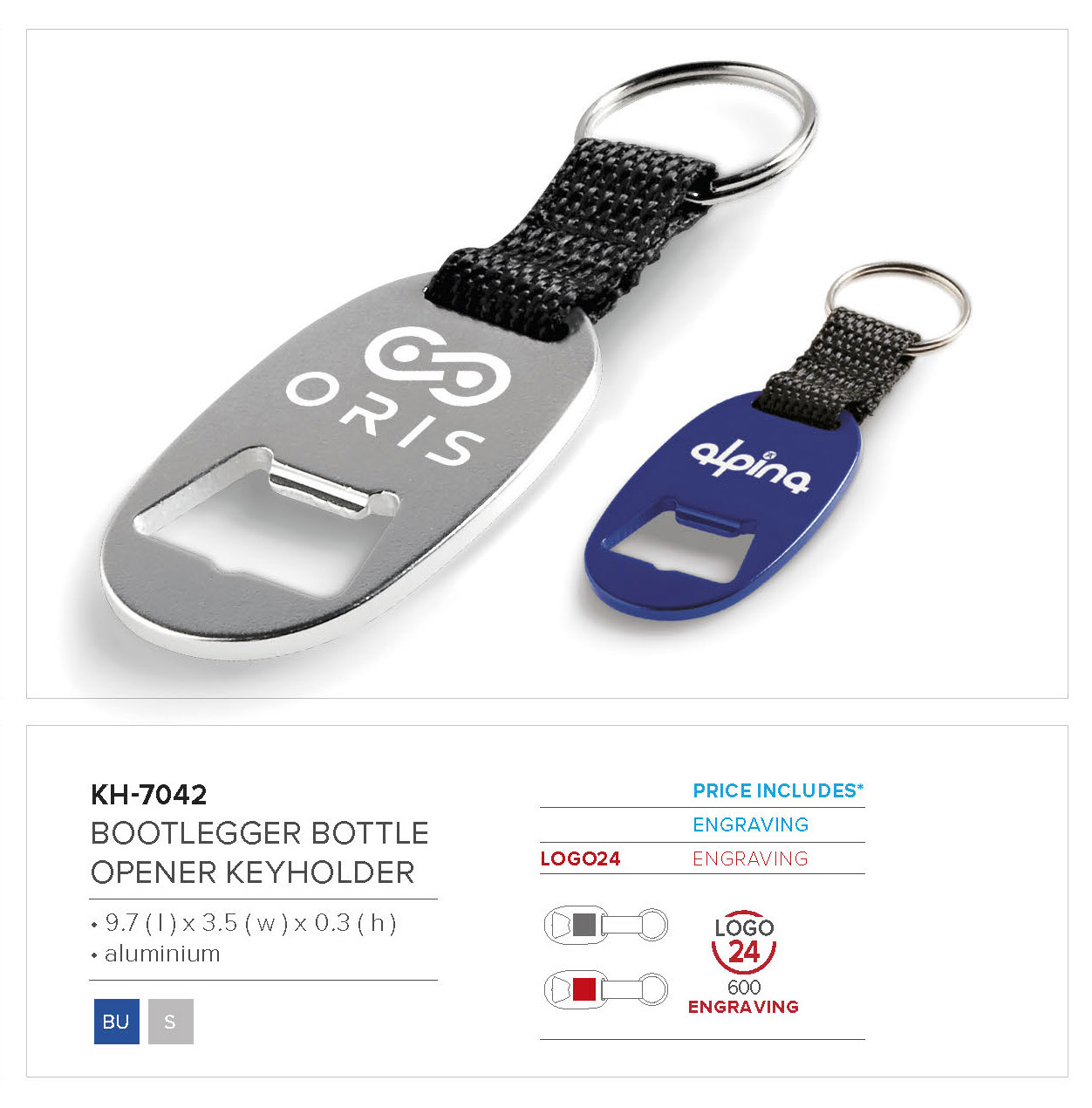 Bootlegger Bottle Opener Keyholder